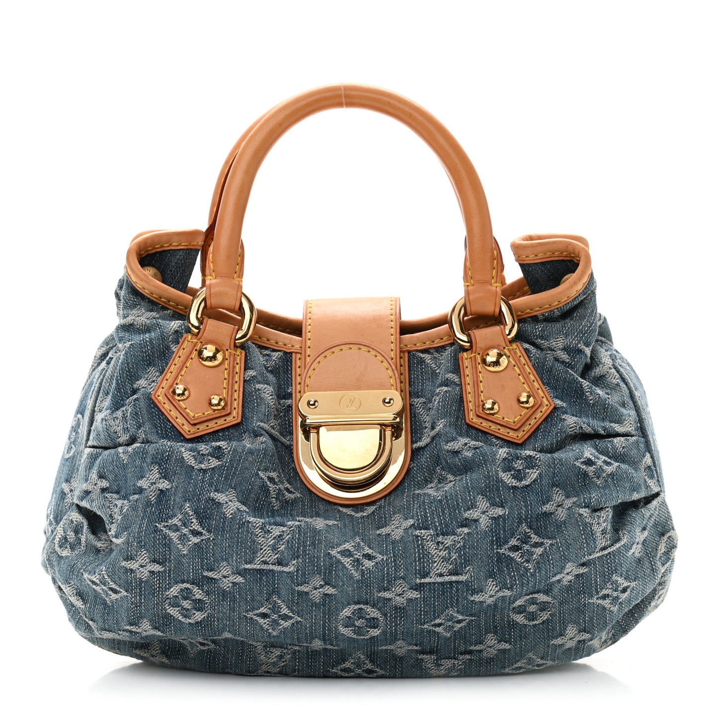 Monogram Denim Pleaty Blue
