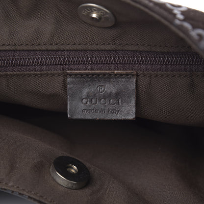 Gucci Suede Monogram Hobo Dark Brown 6 of 12