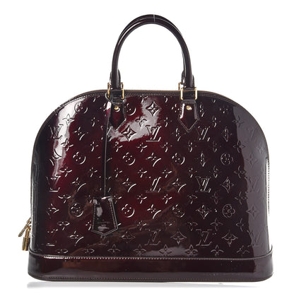 Louis Vuitton Vernis Alma GM Amarante 1 of 8