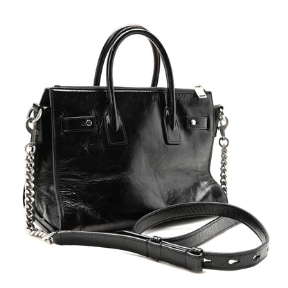 Saint Laurent Glace Calfskin Baby Souple Sac De Jour Black 3 of 10