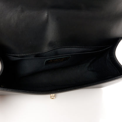 Chanel Lambskin Quilted Medium Boy Flap Black 5 of 10