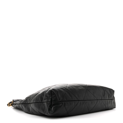 Chanel Shiny Calfskin Quilted Chanel 22 Black 5 of 11