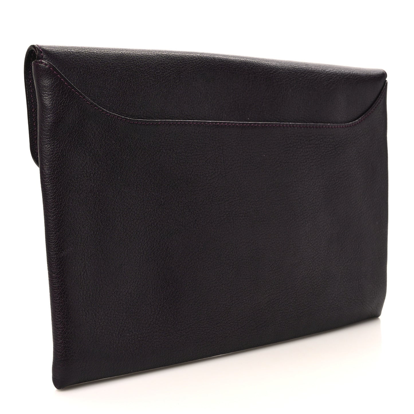 Sugar Goatskin Medium Antigona Envelope Clutch Burgundy
