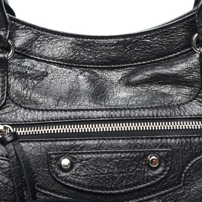 Balenciaga Agneau Classic Silver Hardware City Black 6 of 8