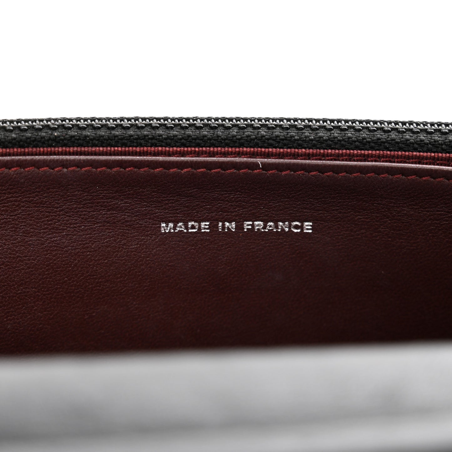 Lambskin Quilted Wallet On Chain WOC Black