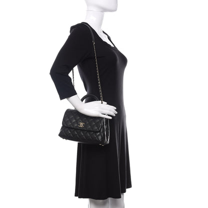 Chanel Caviar Quilted Mini Coco Handle Flap Black 2 of 11