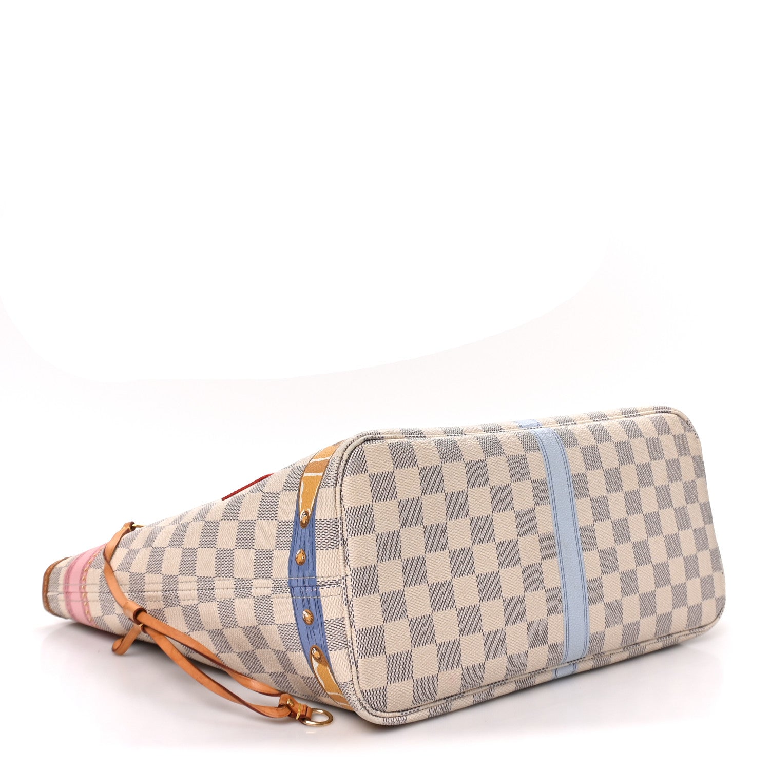 Louis Vuitton Damier Azur Summer Trunks Neo Neverfull MM 4 of 9