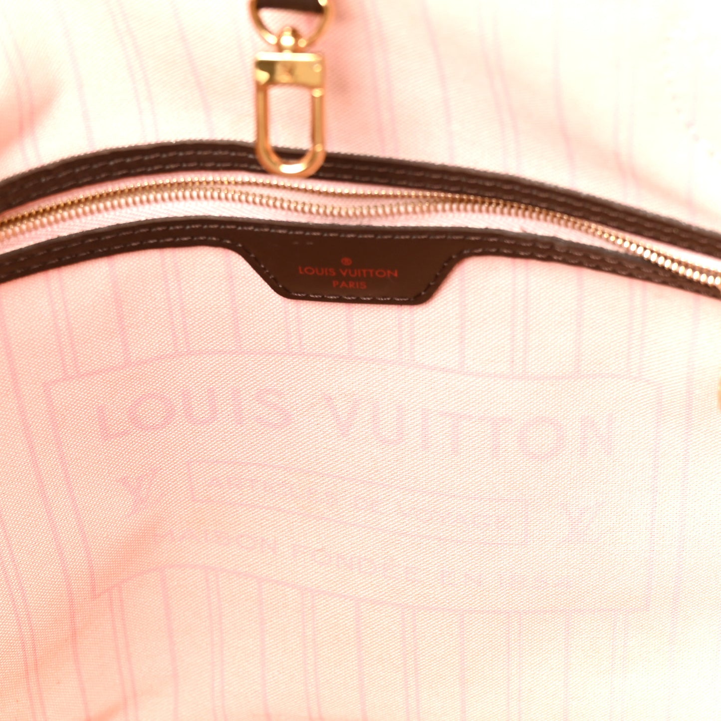 Damier Ebene Neo Neverfull MM Rose Ballerine