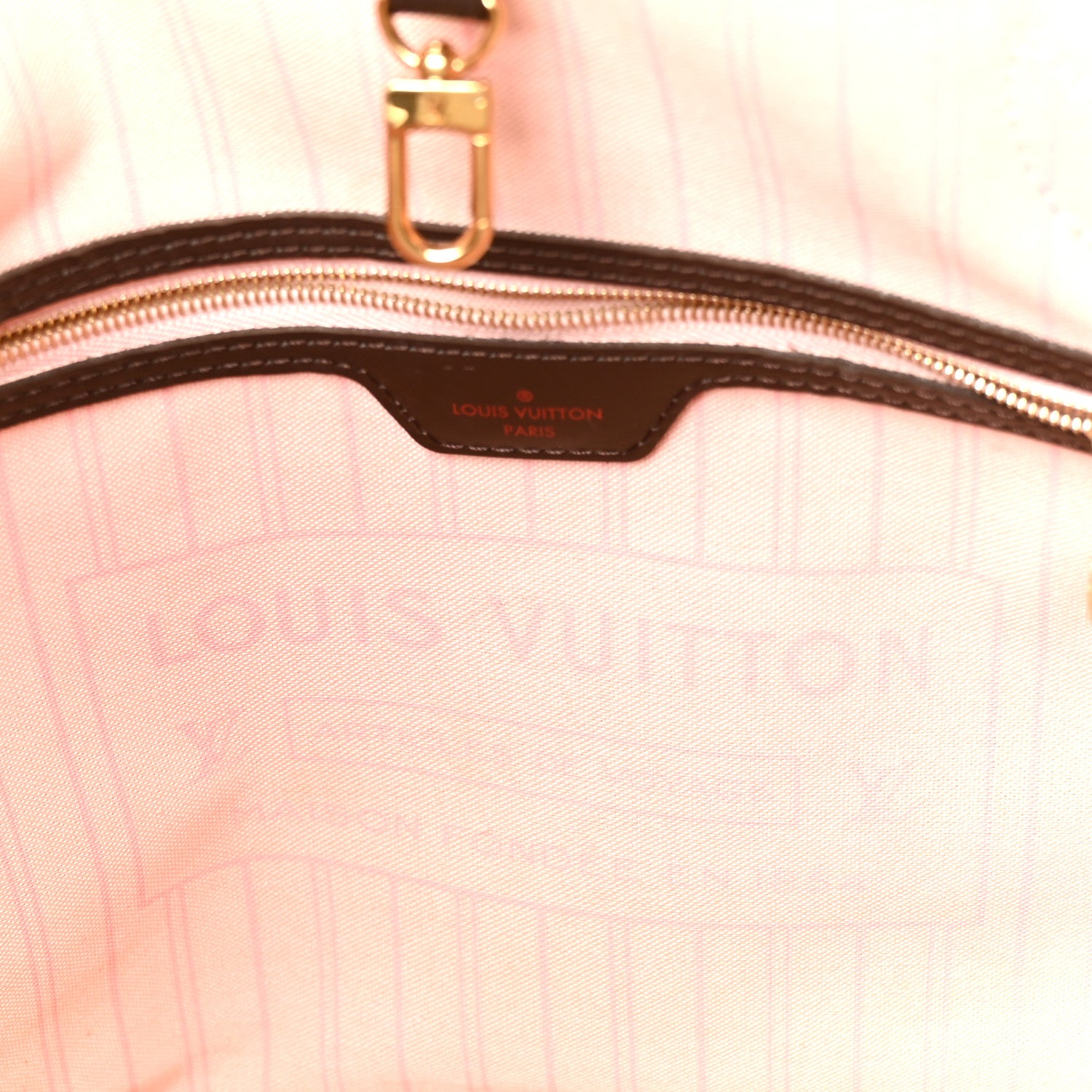 Louis Vuitton Damier Ebene Neo Neverfull MM Rose Ballerine 6 of 11