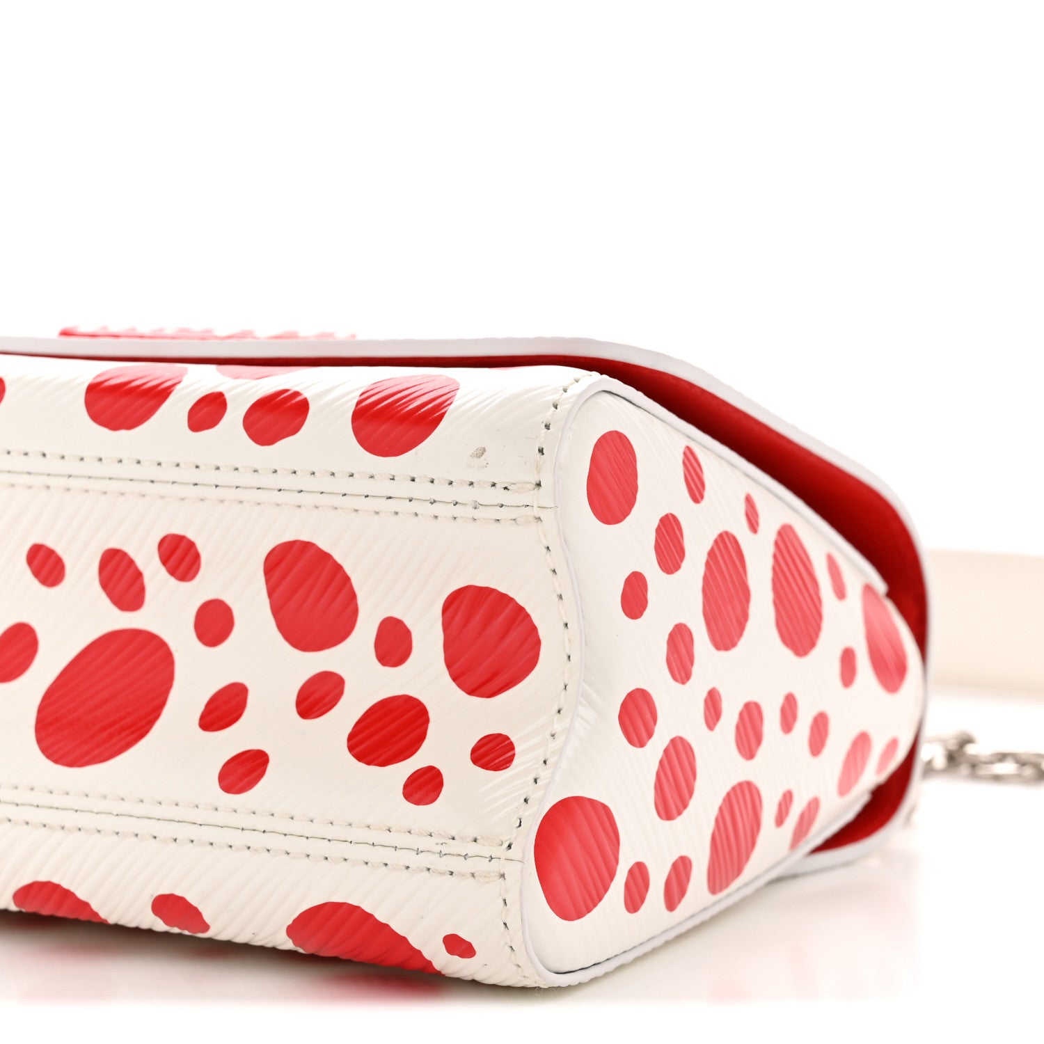Louis Vuitton LV X YK Epi Infinity Dots Twist Shoulder Bag PM White Red 11 of 12