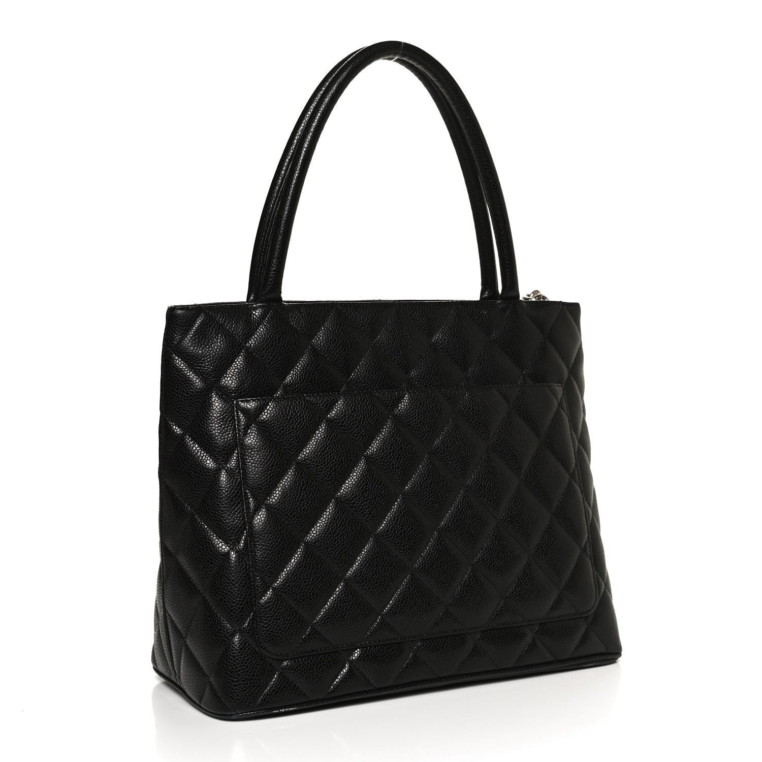 Chanel Caviar Quilted Medallion Tote Black 3 of 10