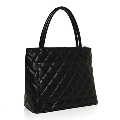 Chanel Caviar Quilted Medallion Tote Black 3 of 10