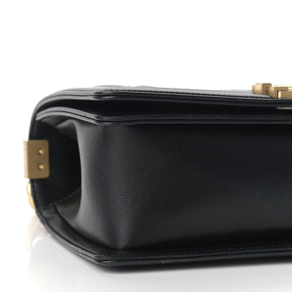 Chanel Lambskin Quilted Medium Boy Flap Black 7 of 8