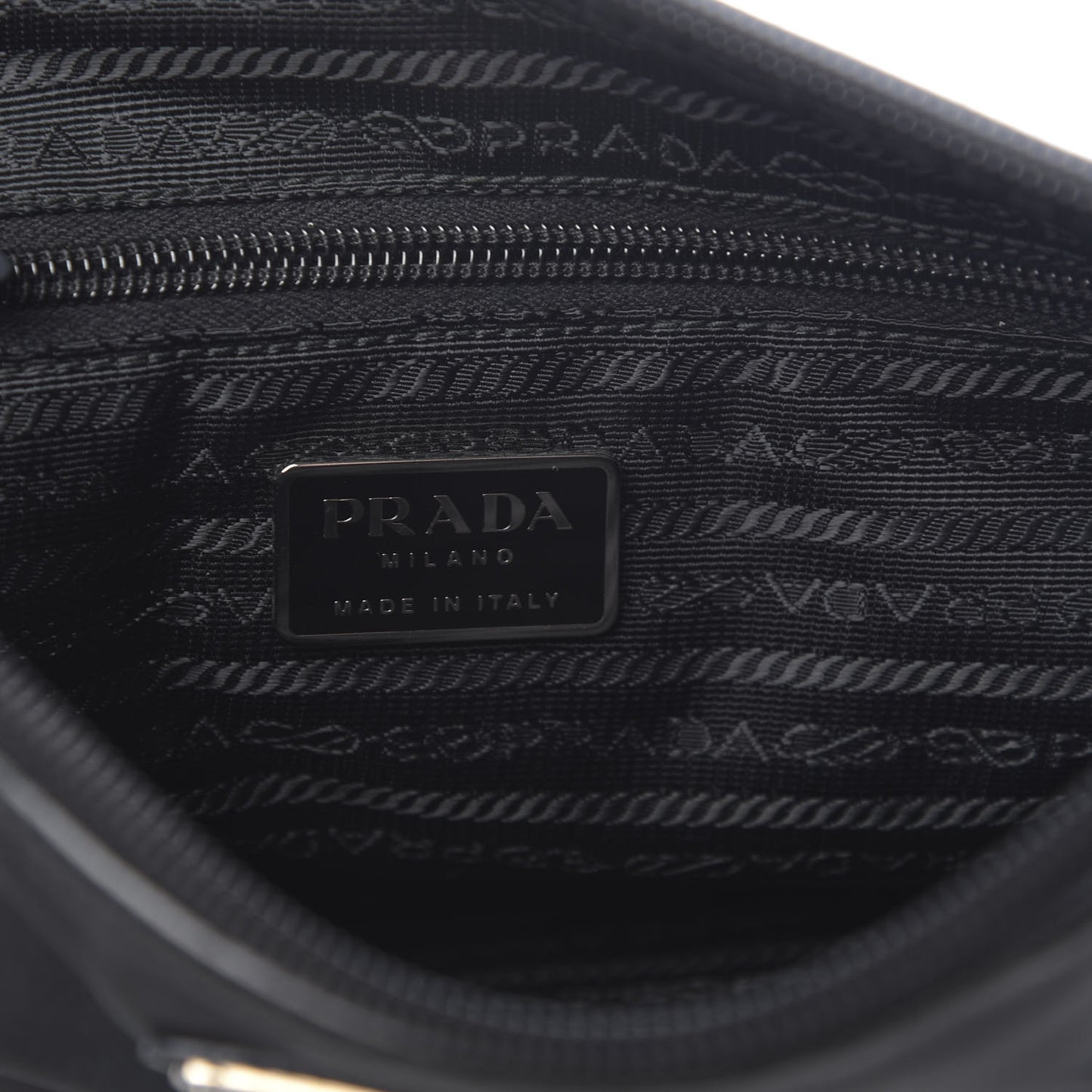 Nylon Vela Flat Messenger Bag Black