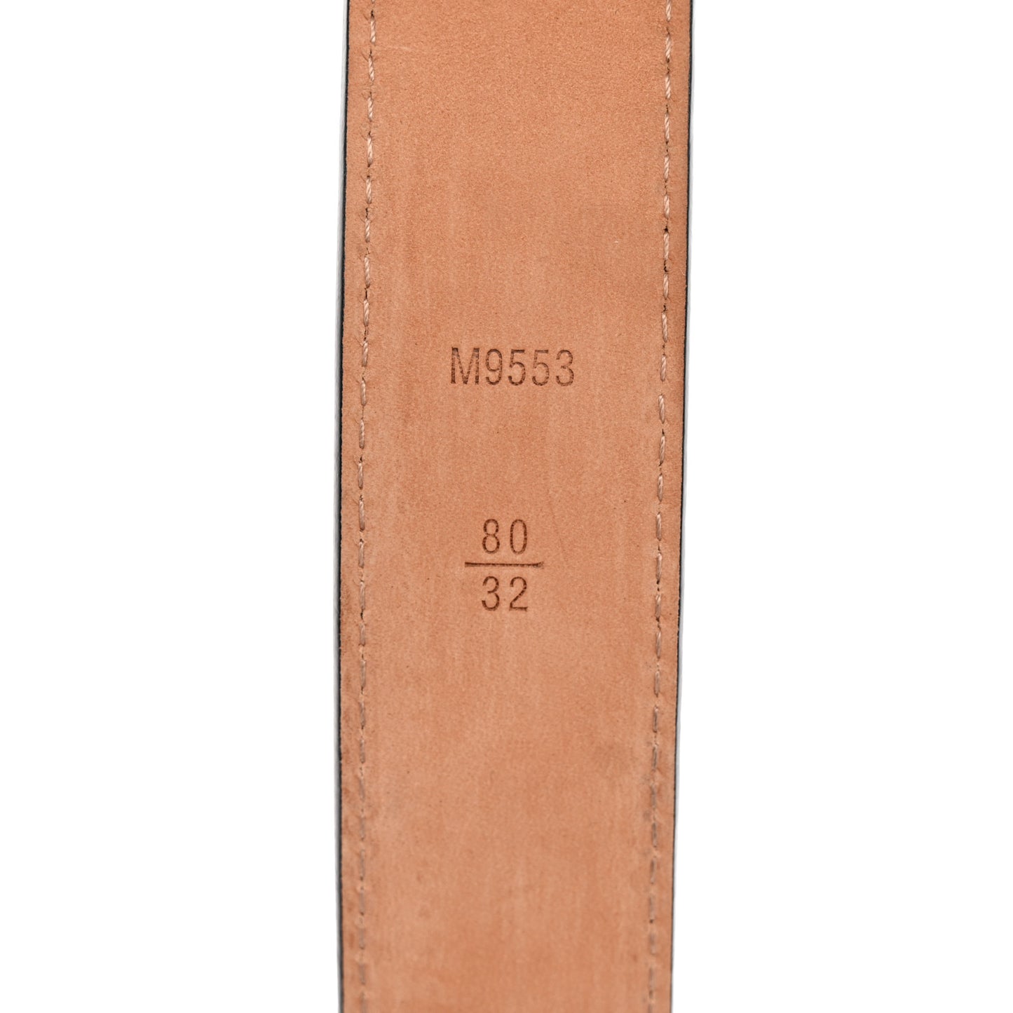 Epi 30mm LV Initiales Belt 80 32 Black