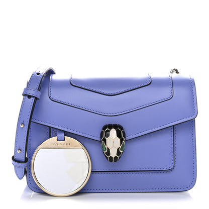 Bulgari Calfskin Serpenti Forever Small Crossbody Bag Purple 3 of 10