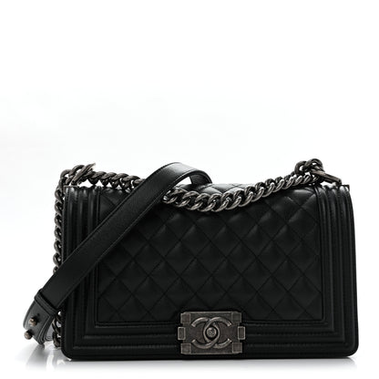 Chanel Caviar Quilted Medium Boy Flap Black 1 of 11