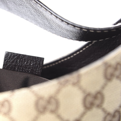 Gucci Monogram Large New Ladies Web Hobo Dark Brown 9 of 10