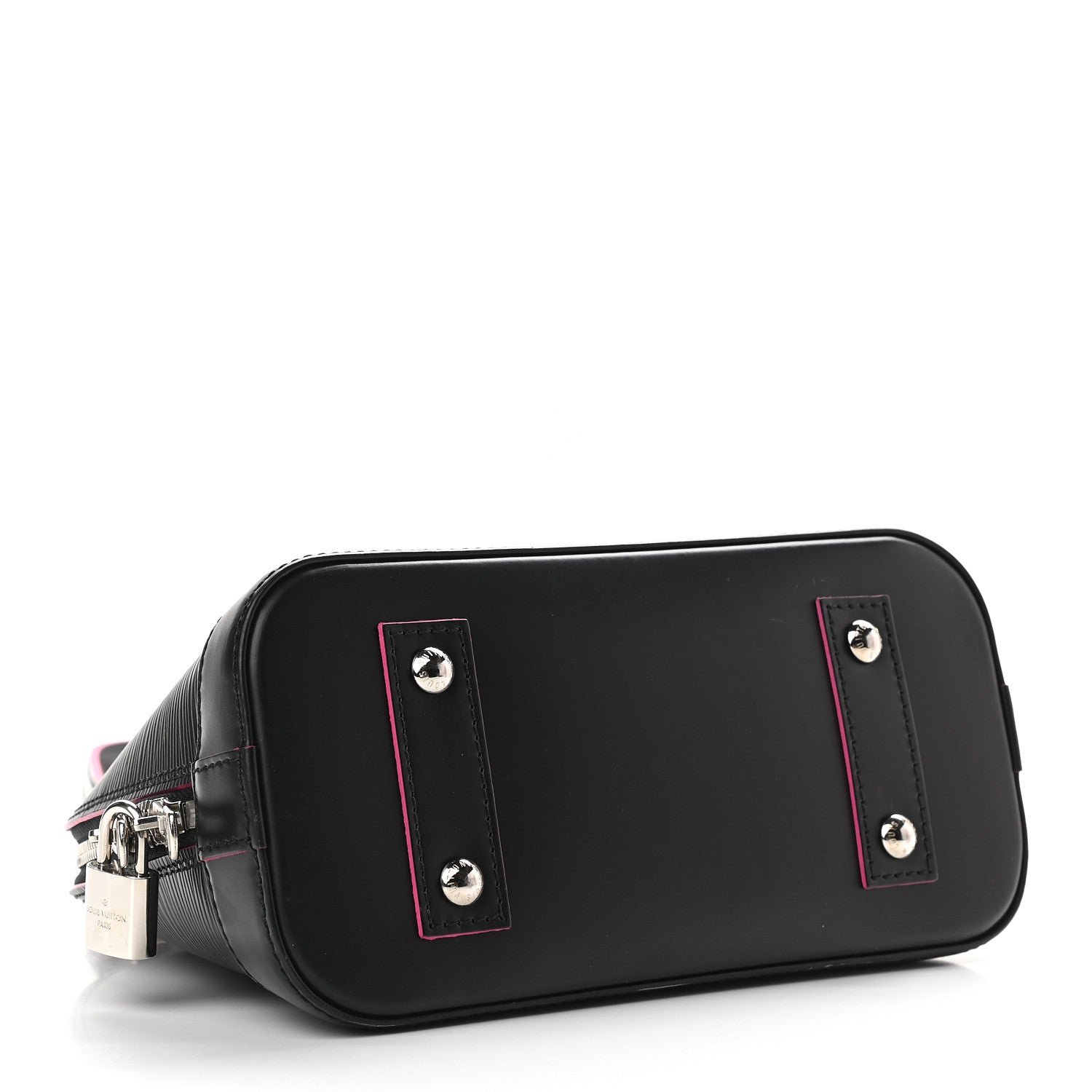 Louis Vuitton Epi Alma BB Black Hot Pink 4 of 8