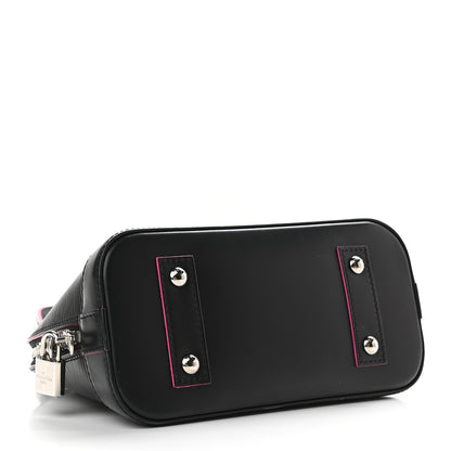 Louis Vuitton Epi Alma BB Black Hot Pink 4 of 8