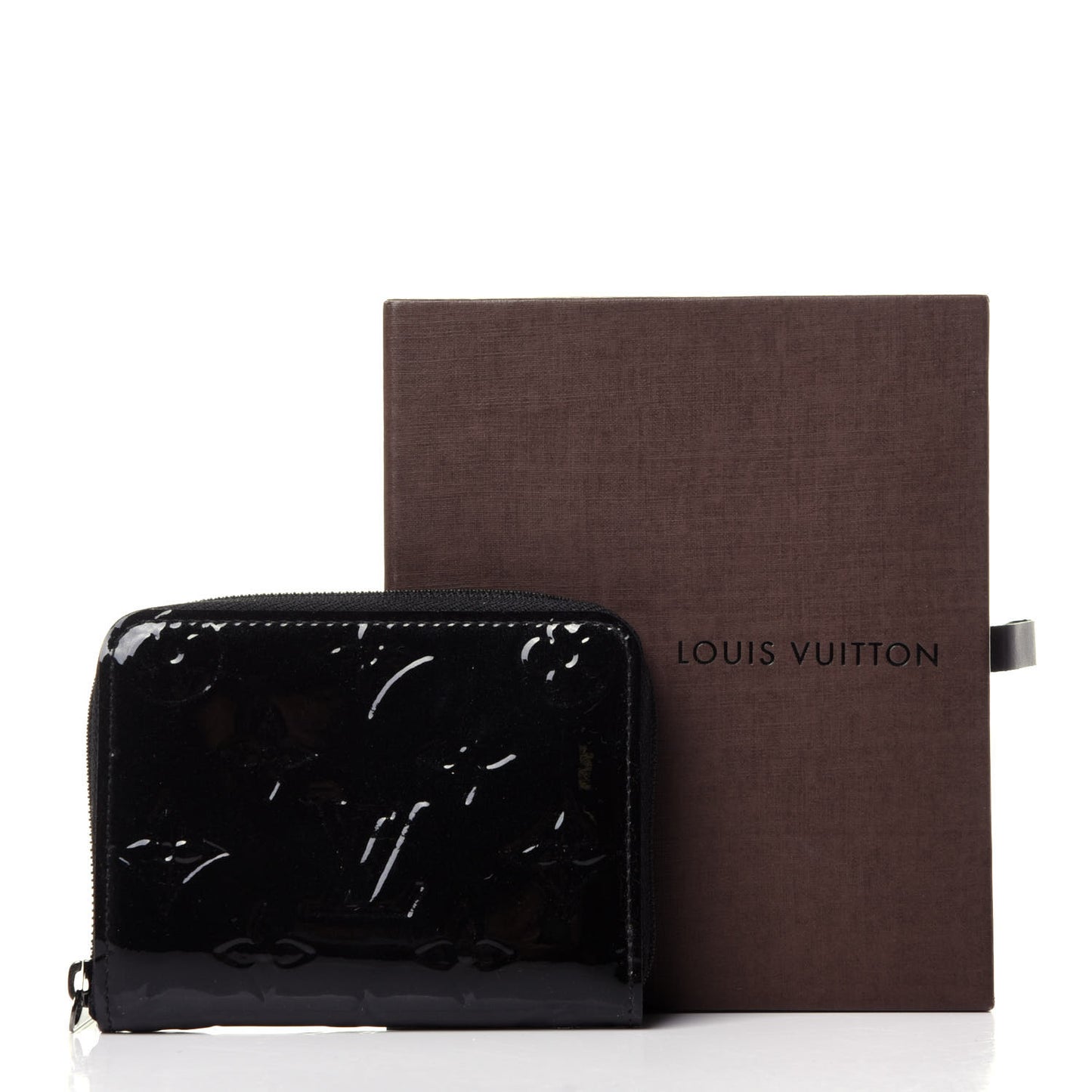 Vernis Zippy Coin Purse Wallet Noir Magnetique