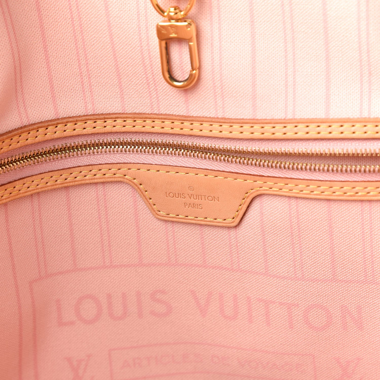 Louis Vuitton Damier Azur Neo Neverfull GM Rose Ballerine 8 of 10