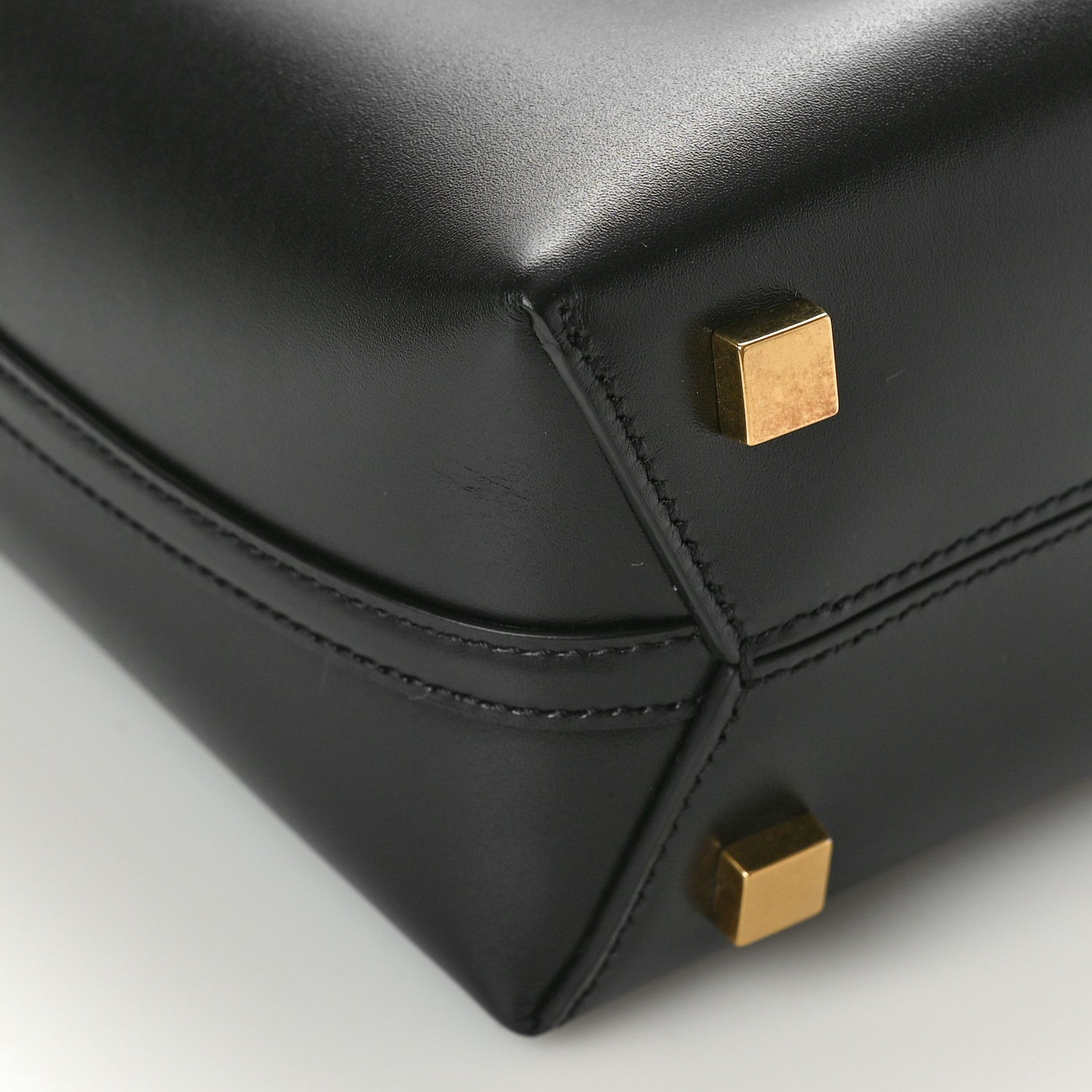 Saint Laurent Shiny Calfskin Le 37 Mini Bucket Bag Black 8 of 9