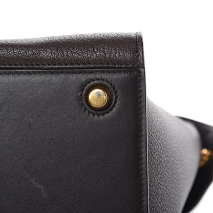Celine Goatskin Smooth Calfskin Small Ring Bag Dark Taupe 10 of 12