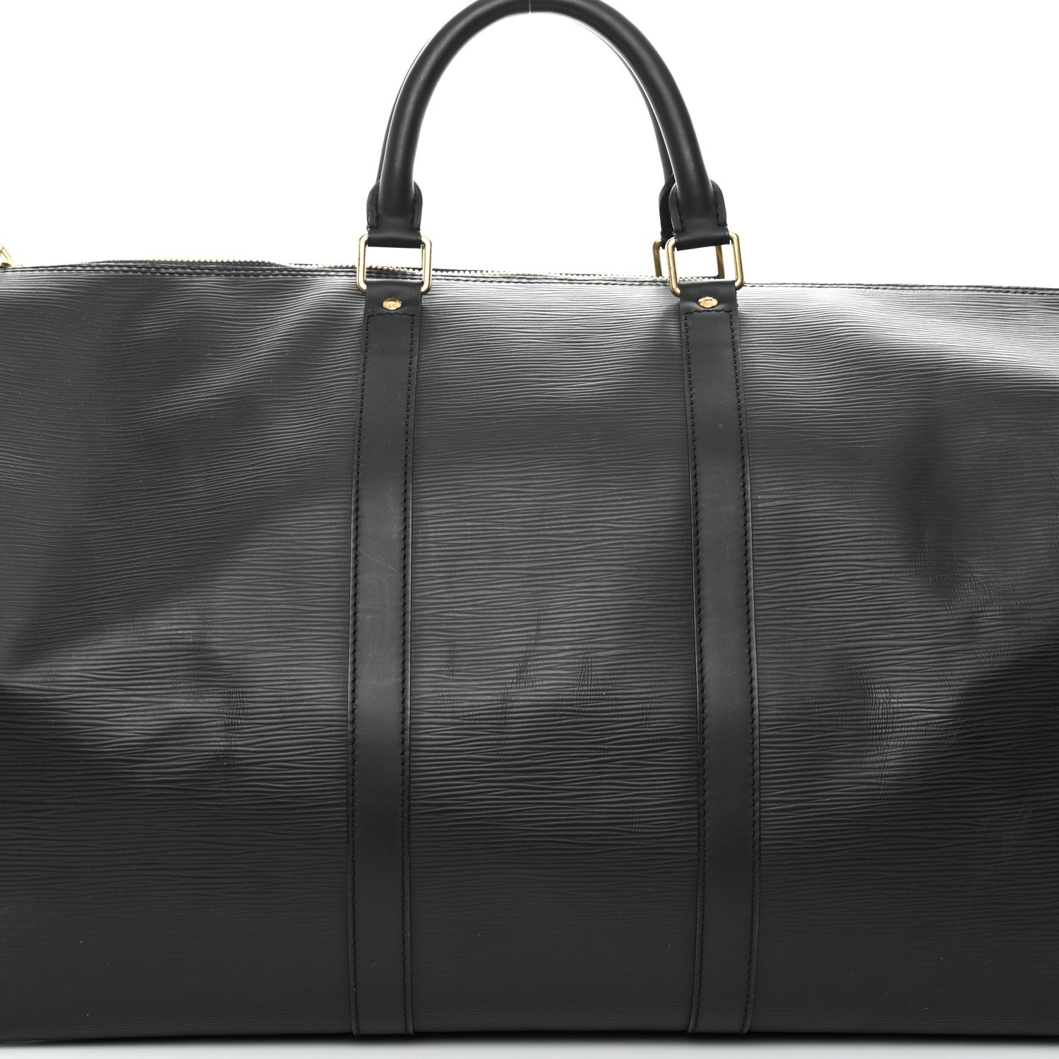 Louis Vuitton Epi Keepall 55 Black 7 of 12