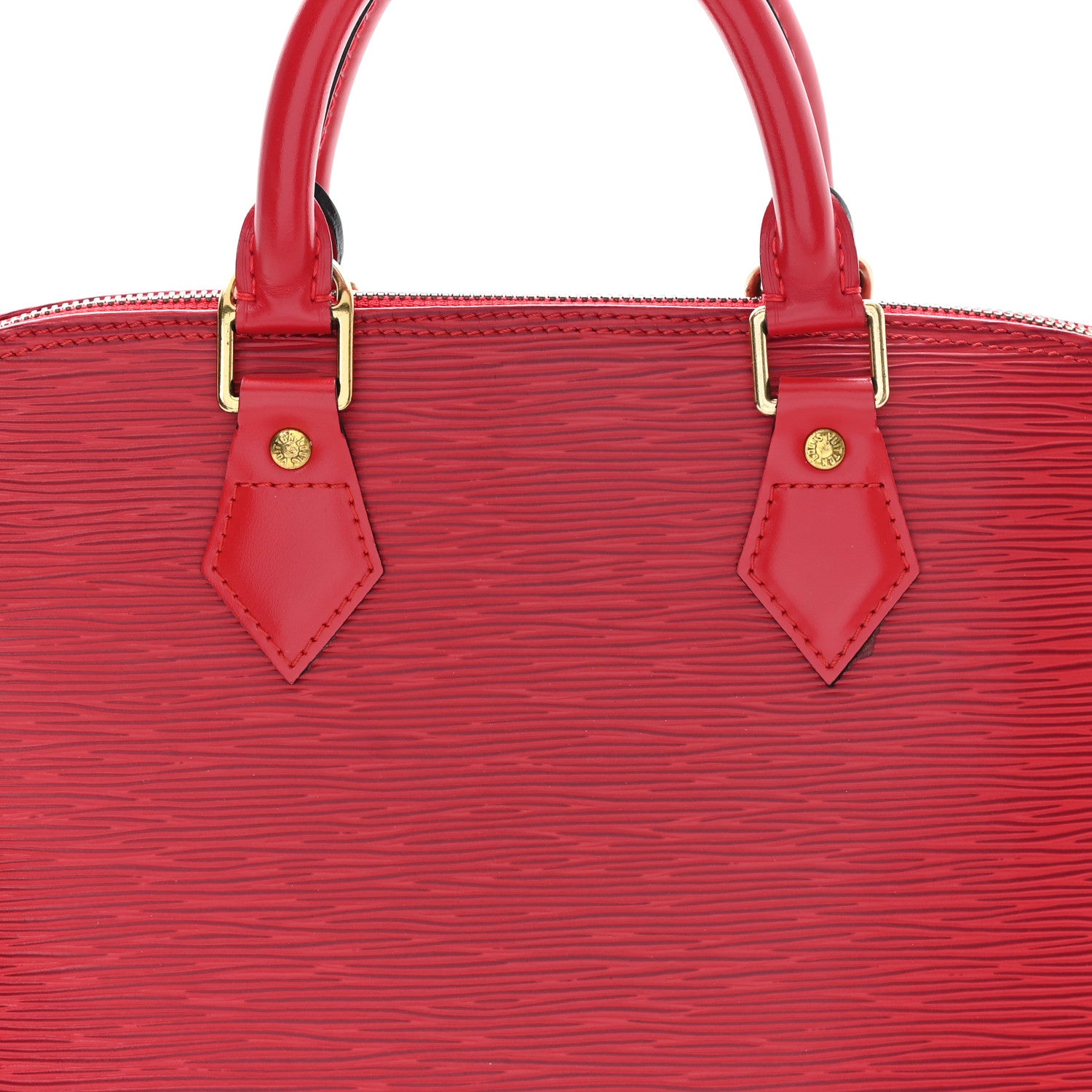 Louis Vuitton Epi Alma PM Castillan Red 7 of 9