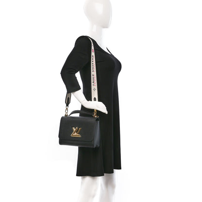 Louis Vuitton Epi Twist Top Handle Shoulder Bag MM Black 2 of 8