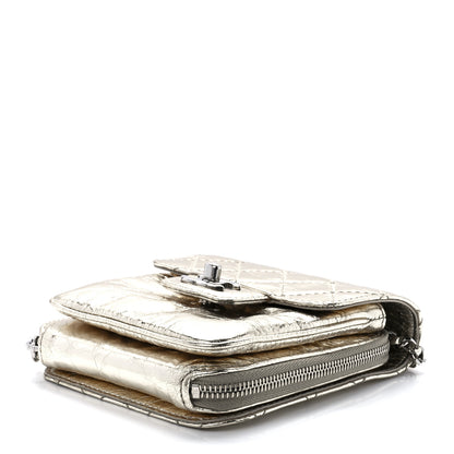 Chanel Crackled Aged Calfskin Mini Crossbody Flap Gold 9 of 12