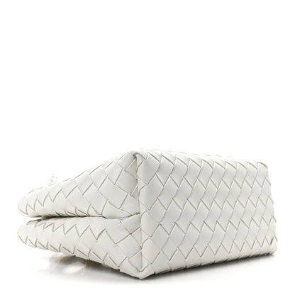 Bottega Veneta Nappa Intrecciato Small Andiamo Shoulder Bag White 4 of 9
