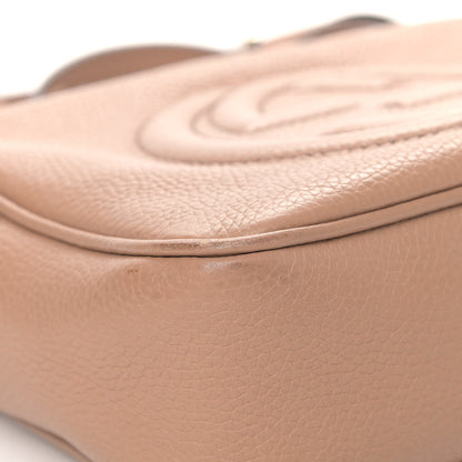 Gucci Pebbled Calfskin Small Soho Disco Bag Camelia 7 of 9