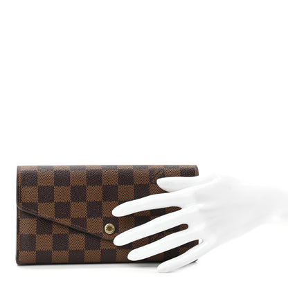 Louis Vuitton Damier Ebene Sarah Wallet NM 2 of 6
