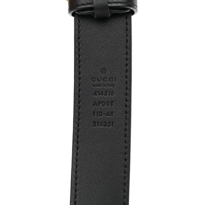 Gucci Moon Calfskin Double G 30mm Belt 110 44 Black 3 of 5