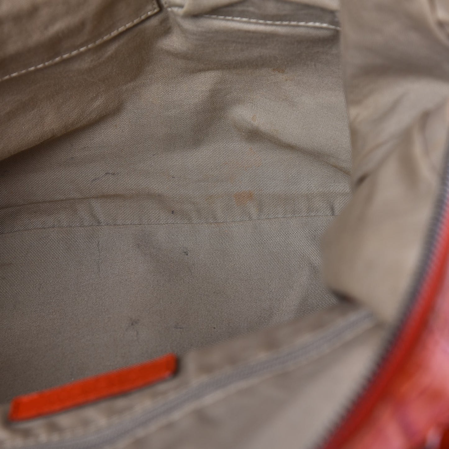 Calfskin Crocodile Embossed Medium Nightingale Orange