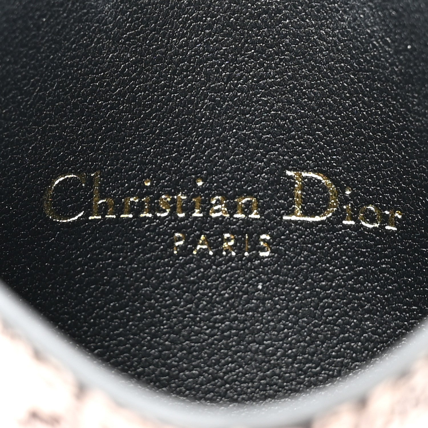 Christian Dior Calfskin Plan De Paris Print Card Holder White Black 6 of 12