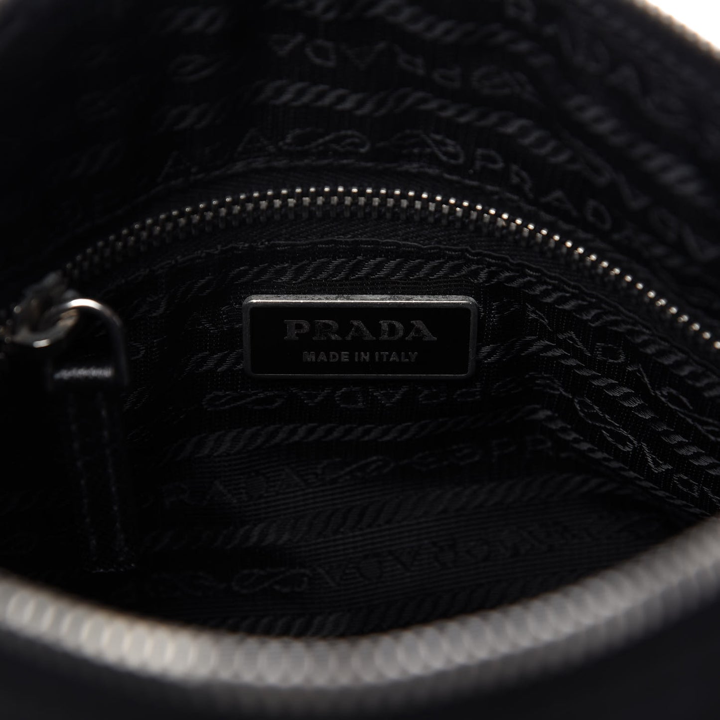 Tessuto Nylon Saffiano Hobo Black