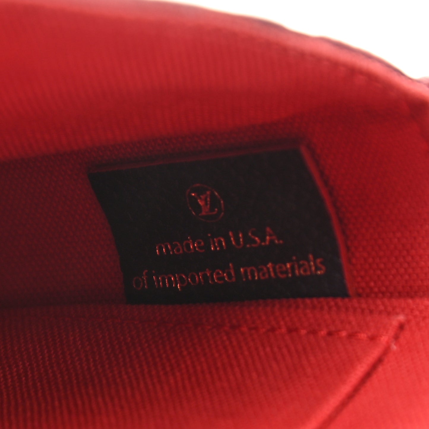 Empreinte Pochette Felicie Chain Wallet Marine Rouge