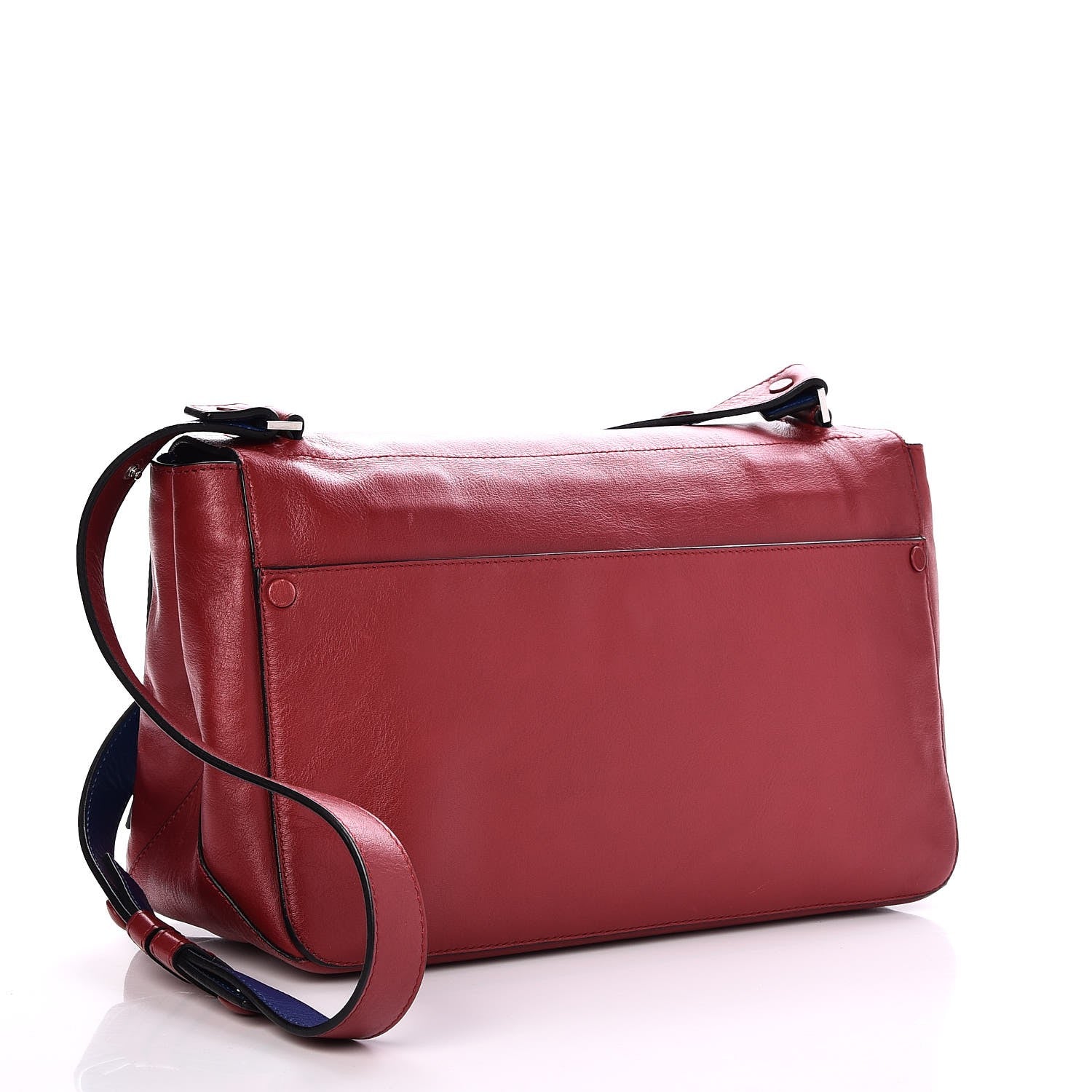 Proenza Schouler Calfskin Double Sided PS Courier Bag Red 3 of 7