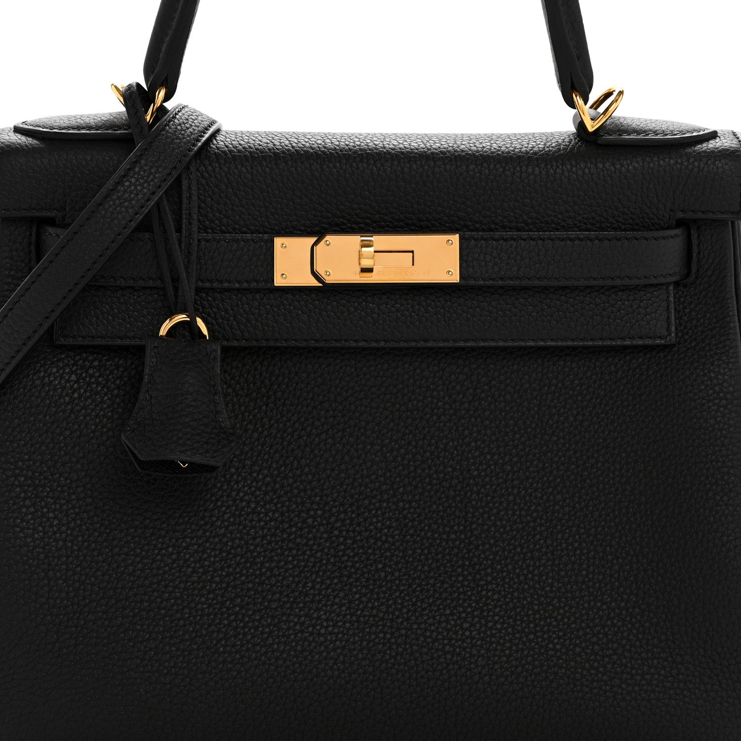 Hermes Togo Kelly Retourne 28 Black 8 of 12