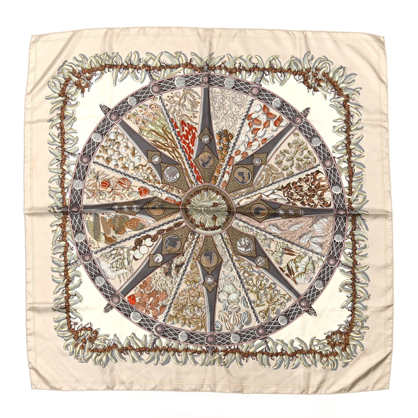 Silk Aux Pays Des Epices Scarf 90