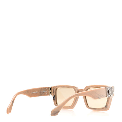 Louis Vuitton Acetate 1.1 Millionaires Sunglasses Z1336W Camel Marble 4 of 8