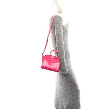 Givenchy Shiny Lord Calfskin Mini Antigona Shocking Pink 2 of 11