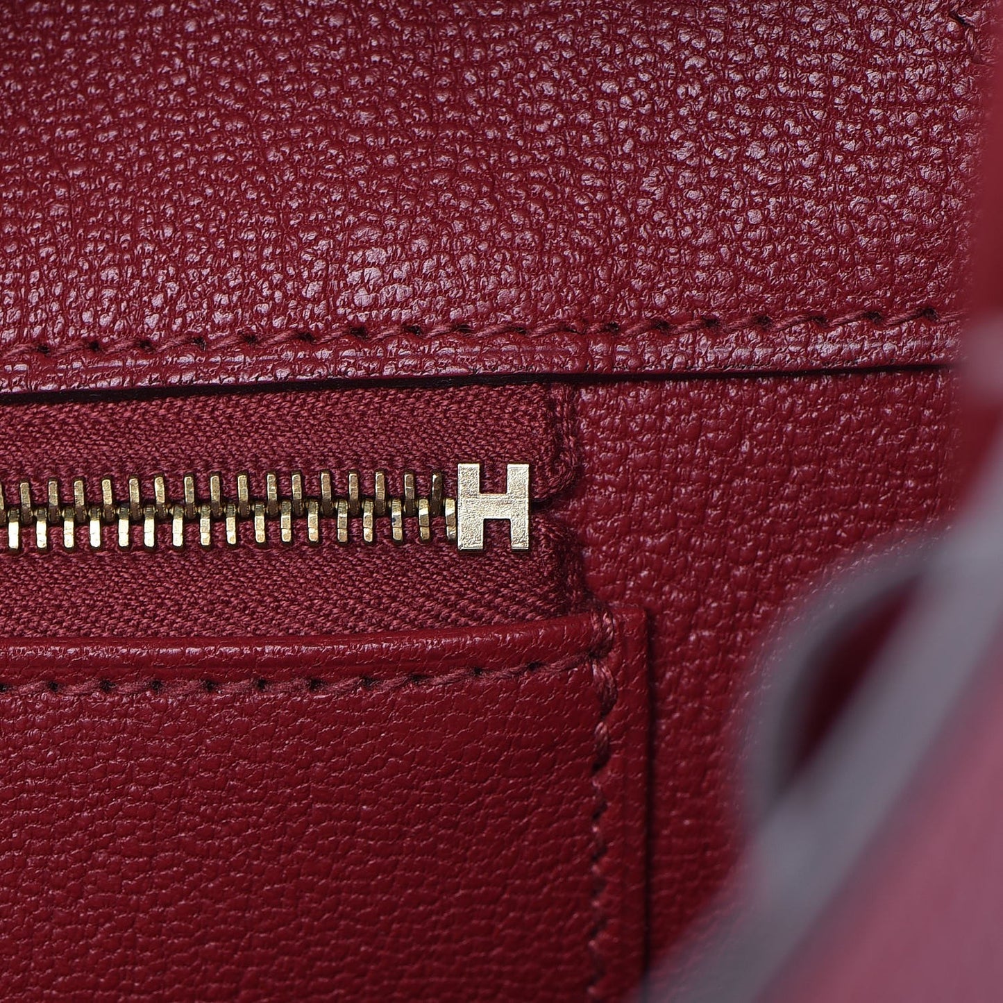 Togo Birkin 35 Rouge Grenat