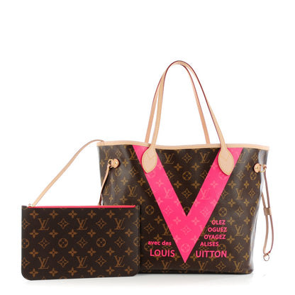 Louis Vuitton Monogram V Neverfull MM Grenade 1 of 8