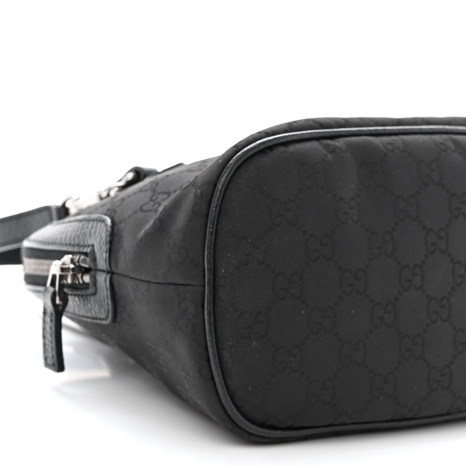 Gucci Monogram Dollar Calfskin Mini Dome Bag Black 9 of 10