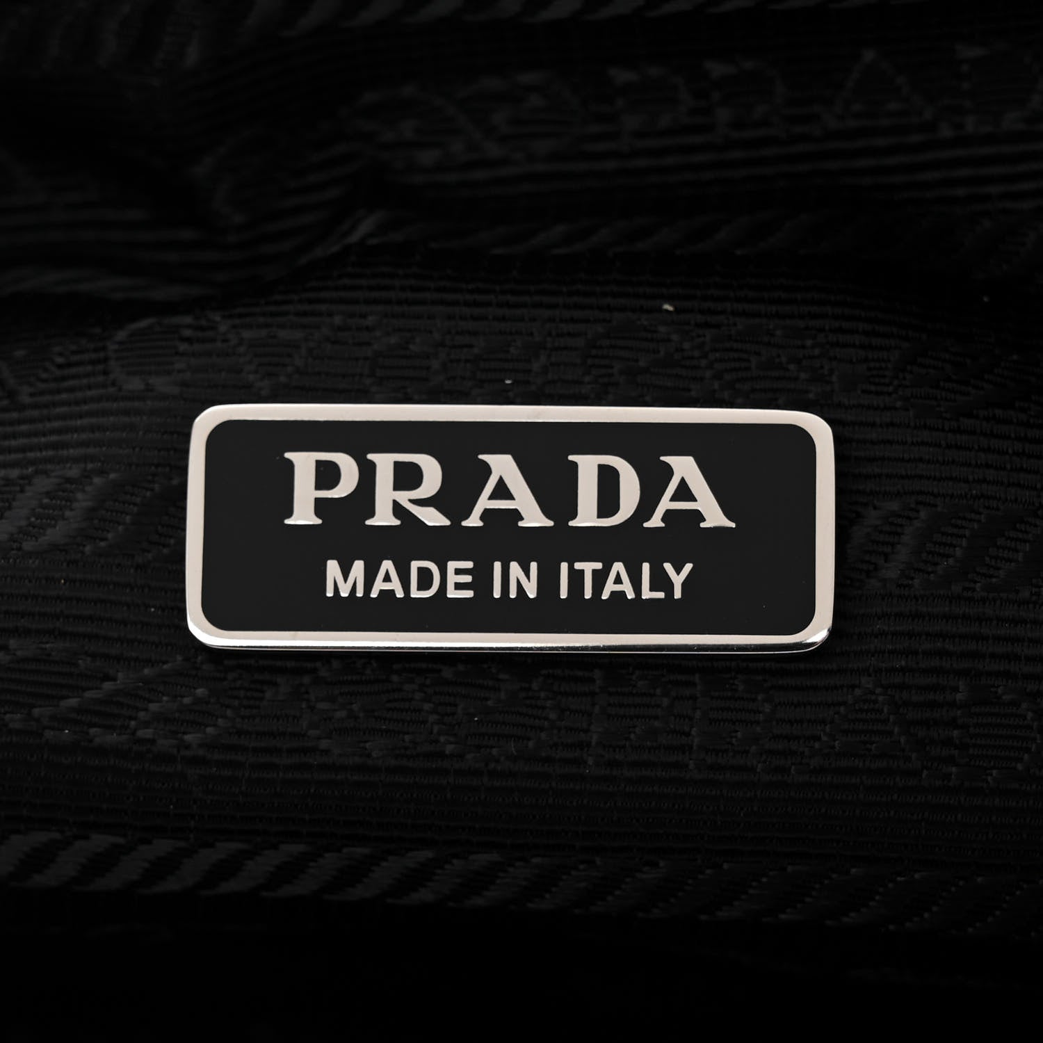 Prada Paillettes Sequin Mini Re-Edition 2000 Bag Black White 6 of 10