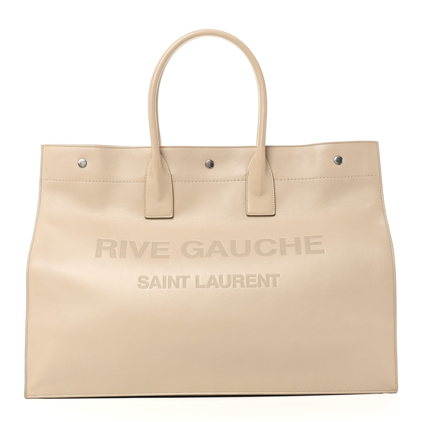 Vitello Large Rive Gauche Tote Sea Salt